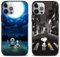 nurkorki [2 Stück Schutzhülle für iPhone 16 Hülle 6.1, Weich TPU Stoßfest Silikon Cartoon Anime Handyhülle für Karikatur Muster Design Cover für iPhone 16,Niedlich 1