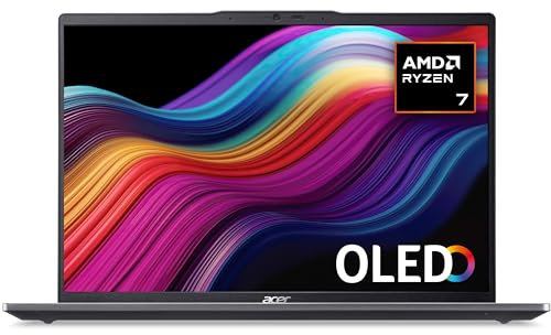 Acer Swift Go 14 SFG14-63 Laptop - AMD Ryzen 7 8845HS, 16GB, 1TB SSD, Integrated Graphics, 14 2.8K OLED, Windows 11, Iron