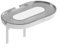 Tyrkuiy No Drill To Desk Cable Management Tray, Under Desk Cable Organizer For Wire Management, Sturdy Cable Tray Basket For Office And Home Standing Desk(Grey)