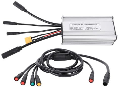 Alomejor Mountain Bike DC Motor Controller Wasserdichtungsstecker Aluminiumlegierungsregler für 36 V 48 V 250W 500W 750 W Motor