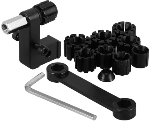 TOVINANNA Schmuck Werkzeug Klemmringe Set Präzise Ringhalterung mit Nylon Einsätzen für Schmuckherstellung Gravur Fassung Ringreparatur Polieren DIY Goldschmiede Anfänger