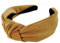 axy Stoff Haarreif mit Knoten-Vintage-Wunderschön Damen Stirnband Haarschmuck Haarreifen HR35 (Gelb)