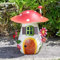 Garden Mile Mushroom Garden Ornaments Outdoor Metal Hand Painted Fairy Houses For The Garden Decorations For Patio Flowerbeds Yard Indoor And Outdoor Ornaments For The Home