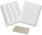 SM SunniMix 1 Pc Palette De Peinture en Céramique avec Couvercle, Palette Aquarelle, Palette Humide, pour L'aquarelle, La Gouache, L'acrylique, l'huile