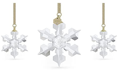 Swarovski Annual Edition 2022 Ornament Set, Dekoration aus Strahlenden Swarovski Kristallen zum Aufhängen