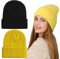 BAOSROY Beanie Mütze für Herren und Damen - Slouch Wintermütze, Feinstrick Strickmütze, Unisex Cuffed Hat für Frühling, Herbst und Winter