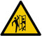 W231 - Achtung Türöffnung - Warnschild - Maße wählbar - Norm ISO 7010