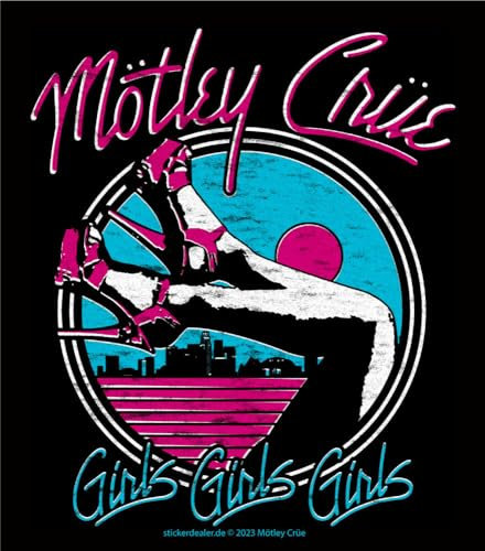 chemstickattack Mötley Crüe Aufkleber Sticker Girls ca. 11x10 cm