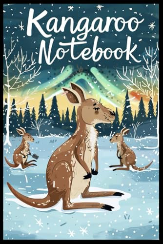 Kangaroo Notebook: College Ruled Lined Book for School, Work, Taking Notes