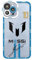 EZB Lionel Messi Themed iPhone Phone Case | Flexible Shock Absorbant Cool Phone Cover | Messi Clear Case Blue (iPhone 11 Pro)