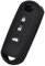 MUEOSI 3 Button Car Key Fob, for Mazda, 2 3 5 6 8 Atenza CX5 CX-7 CX-9 Miata MX-5 RX Silicone Key Case, for Smart, Remote Car Key car key shell