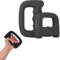 LEXICANMHS 2 Stück Handgeformte Hanteln aus Neopren, Hanteln mit D-Griff, rutschfest, Einzelgewichte 0,5 kg, ergonomisches Design für Training, Workout, Joggen und Gehen (Black)