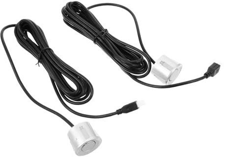 Gogogmee 2 Stück 22mm Ultraschall Rückfahrsensoren Silber Parksensor Stoßstange Auto Parkhilfe Wetterfester Einparkhilfe Sensor Für Vielfältige Fahrzeugmodelle Fahrerassistenzsystem
