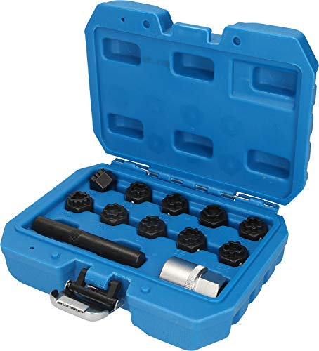 Brilliant Tools Surtido de pernos antirrobo para Mercedes, 12 pzs
