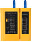 QWORK Netzwerk Kabeltester für RJ45 RJ11 , LAN Network Cable Tester Netzwerkkabeltester für Ethernet ,Zwei Verschiedene Geschwindigkeiten (Batterie nicht im Lieferumfang enthalten)