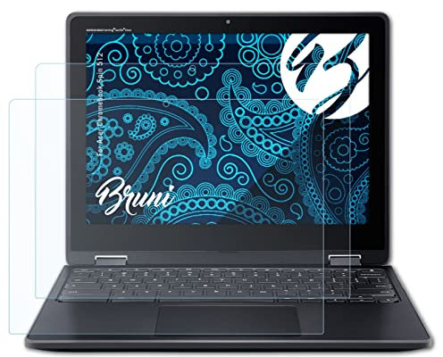 Bruni Schutzfolie kompatibel mit Acer Chromebook Spin 512 Folie, glasklare Displayschutzfolie (2X)
