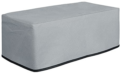 kwmobile Cover kompatibel mit HP DeskJet 3720 / DeskJet 3760 - Tasche Hülle Drucker - Staubschutzhülle Schutzhaube Schutzhülle - Hellgrau
