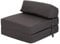 Ready Steady Bed Bequemer ausklappbarer Z-Bettsessel | Schlafsofa Futon leicht | weicher wasserabweisender Bezug | Ergonomisch gestaltete Einzelmatratze Zbed (dunkelgrau)