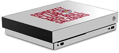 Skin kompatibel mit Microsoft Xbox One X Folie Sticker FC Red Bull Salzburg Offizielles Lizenzprodukt Eishockey