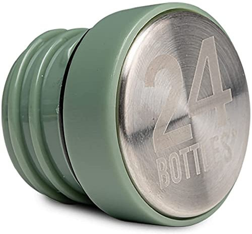 24Bottles Water Lid Light Accessoire pour Bouteille d'eau, Adulte Unisexe, Vert (Vert), Unique