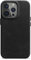 WIIUKA Hülle für iPhone 14 Pro, Leder aus Deutschland, Lederhülle extra Dünn, Premium Handyhülle, Case, Qi, Vintage Schwarz