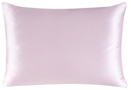 townssilk Beidseitig 100% 19mm Pure Maulbeerseide Kissenbezug für Haar und Haut Gesundheit, 1 Stück 50x80cm Größe Kissenbezug mit verstecktem Reißverschluss 600 Fadenzahl Rosepink