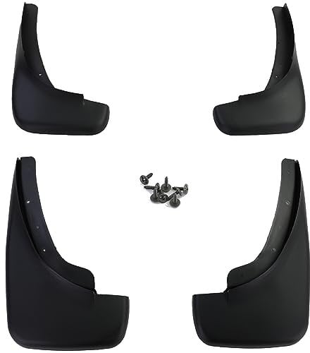 Schmutzfänger Set vorne und hinten Schwarz für VW Golf 4 97-06 Golf 5 05-09