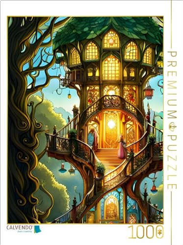 CALVENDO Puzzle Baumhaus | 1000 Teile Lege-Größe 48 x 64 cm Foto-Puzzle für glückliche Stunden