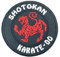 Karate Shotokan bestickter Aufnäher zum Aufbügeln