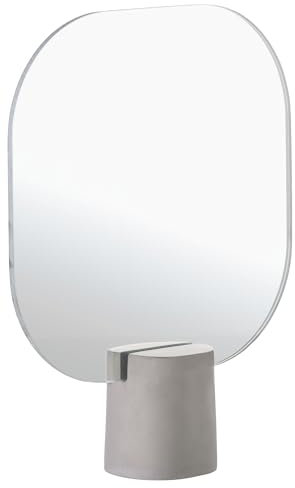 Zone Denmark Time Tischspiegel, Kosmetikspiegel, Durchm. 20 cm, Höhe 26,5 cm, Concrete