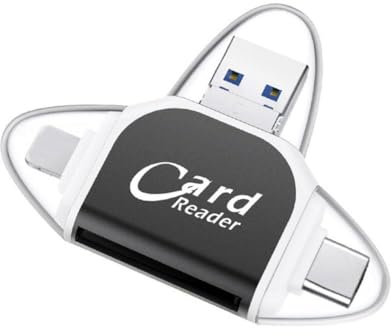 4 In 1 Sd Card Reader Micro Tf Adapter To Camera Photos And Videos Otg Pc For Android Card Flash W5i1 Usb Reader