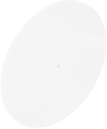 12-Zoll Acryl-Plattenspielermatte Acryl Turntable-Matte für -Spieler mit verbesserter Klangqualität für strafferen Bass, passt zu Standard-Recordplayern (1)