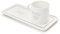 Nuvole di Stoffa Tazza da latte con vassoio in porcellana My Home Country- Shabby Chic 160 ml B