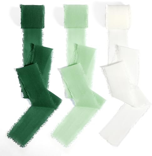 Geschenkband Breit Geschenkband Grün Chiffonband Geschenkband Weihnachten Salbeigrün Grünes Band 4cm X 18m Stoffband Seidenband Geschenkbänder Geschenkband Hochzeit Schleifenband Grün Seidenbänder