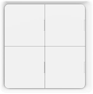 Smart Button, Smart Switch Wandpaneel Fernbedienung Homekit Button Home Assistant für Hub (4 Gang)
