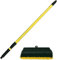 Cepillo para Peinar y Barrer Césped Artificial Curvo con Mango Cerdas Curvadas Jardín (Cepillo + Mango)