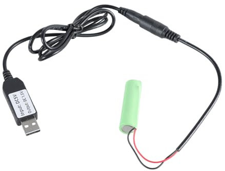 Cable de batería convertidor de energía de batería USB 5V2A a 1.5V AA LR6 eliminador de batería reemplaza una batería