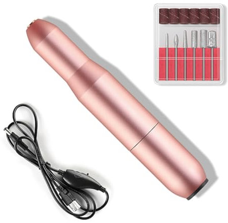 SUPVOX Nail Polisher Electric Nail Grinding Tool Portable Pen Type Nail Art Tool