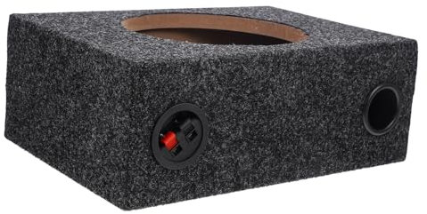 DRESSOOS Modificación De Audio para Coche (DIY) Caja De Altavoz De 8 Pulgadas Caja Sellada para Subwoofer De 8 Pulgadas Caja Sellada para Subwoofer Alfombrada Caja Sellada para Subwoofer