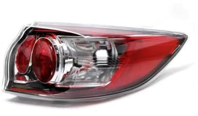 KUANDEDIAN Auto Rücklicht Rückleuchten für Mazda 3 BL 1.6L Hatchback 2009-2013, LED Heckleuchte Baugruppe Links/Rechts Wasserdicht Bremslicht Signal Lampe Ersatz Zubehör,D/Right Outside
