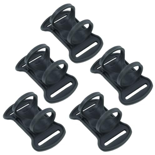 Ksikdeg 5Pcs Silicone Headlamp Flashlight Holder Soft Elastic Headlamp Stand Lights Mount Bands for Outdoor Camping