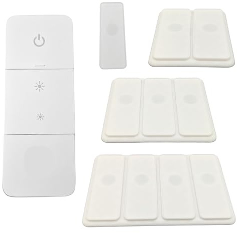 Unsichtbare Halterung kompatibel mit Philips Hue Dimmer Switch v2. Magnetische Halterung des Dimmers, starke NanoTape Befestigung, Werkzeugfreie Montage (Doppelhalterung (2))
