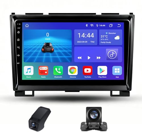 2 Din Radio Bluetooth Auto per GREAT WALL Hover Haval H3 H5 2011-2016 Car Play CarPlay & Android Auto Telecamera di Retromarcia, Bluetooth Controllo Vocale Navigazione GPS con FM(NF-1)