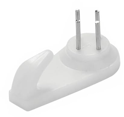 100 ganci per appendere cornici per foto, ganci in plastica invisibili, ganci da parete per foto e chiodi, per decorazione da parete, 100 pezzi L)