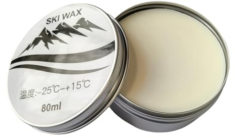 Cera para patinaje, 80 ml, cera de velocidad de esquí, para deportes de invierno, patinaje, competición, recreación, rendimiento óptimo