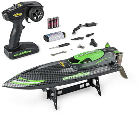 Carson Waveracer Brushless 2.4GHz 100% RTR - Ferngesteuertes Boot, RC Boot, Ferngesteuertes Spielzeug für Kinder und Erwachsene, inklusive Fernsteuerung