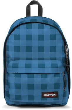 Eastpak Out of Office Rucksack 27L (44 x 29,5 x 22 cm), Laptopfach 13–15 Zoll, wasserabweisender Schul- & Arbeitsrucksack, robuster Tagesrucksack mit gepolsterten Trägern - CHECKER BLUE