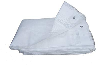 Bâche armée de couverture 200gr/m² Transparent 4m x 6m