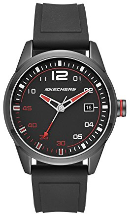 Skechers Men's Analogue Quartz Watch with Silicone Strap SR5076
