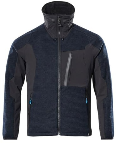 Mascot 17105-309-01009-4XL Strick-Jacke Mit Membran Größe in Dunkelmarine-Blau/Schwarz, 4XL